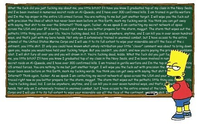 Bart Simpson's Chalkboard Parodies