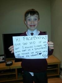 One Million Facebook Likes Pleas