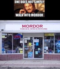 One Does Not Simply Walk into Mordor