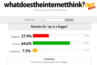 OP is a Faggot