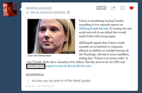 Yahoo Buys Tumblr