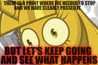 Let's Keep Going And See What Happens