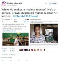 #IStandWithAhmed