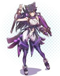 purple anime mecha violet mangaka fictional character
