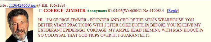George Zimmer Copypasta