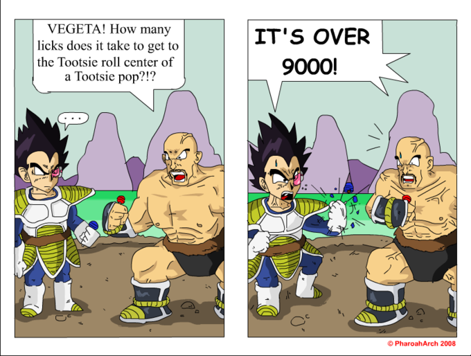 It's Over 9000!