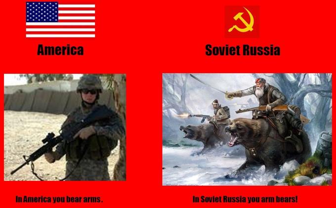 In Soviet Russia...