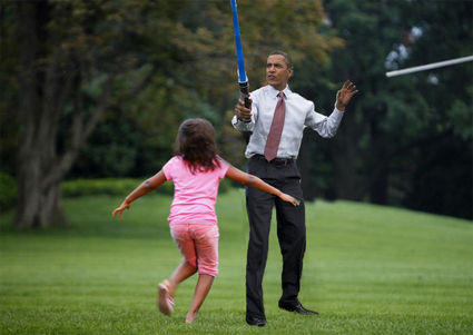 Lightsaber Obama