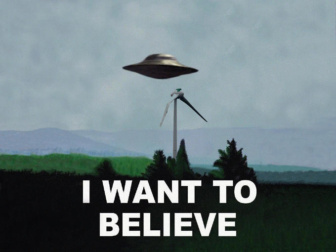 "I Want To Believe" Poster