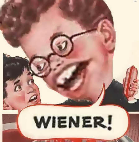Gee Bill how come your mom﻿ lets you eat two wieners? 