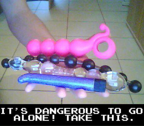 It's Dangerous to Go Alone! Take This
