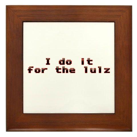 I Did It for the Lulz