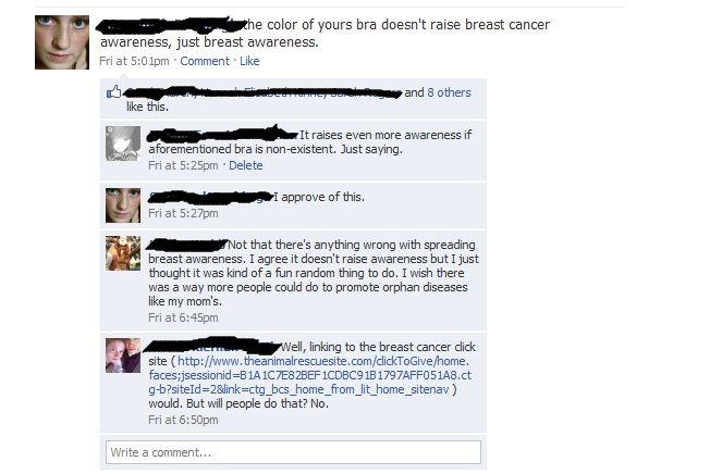 Bra Status Updates