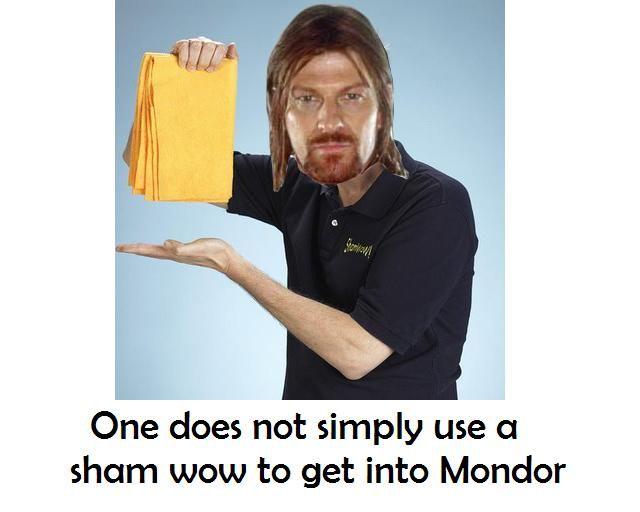 One Does Not Simply Walk into Mordor