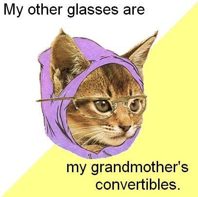 Hipster Kitty