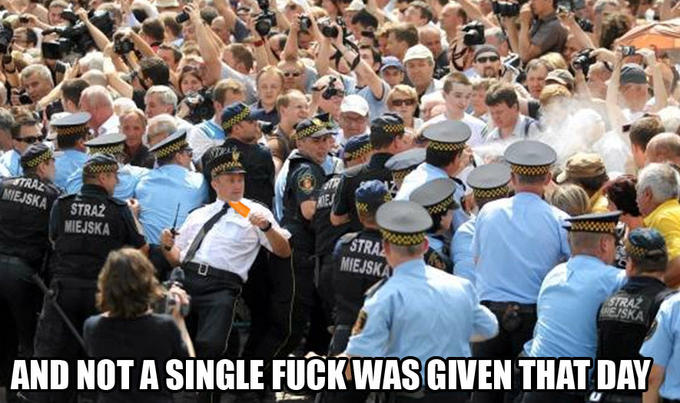 And Not a Single Fuck Was Given That Day