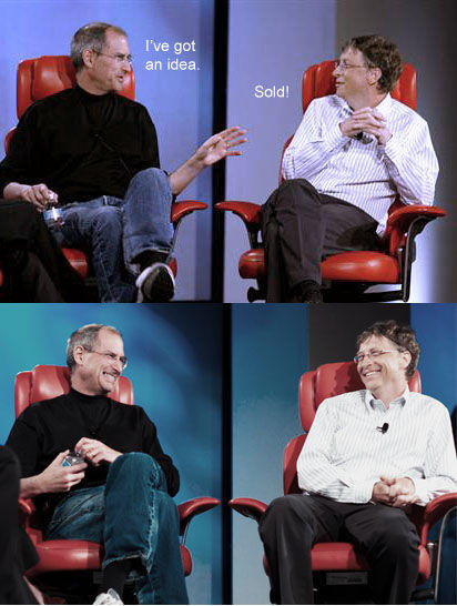 Steve Jobs/Bill Gates Comic