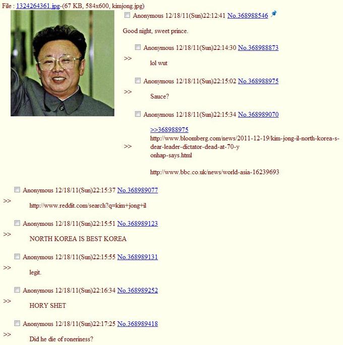 File : 1324264361 jDg-(67 KB, 584x600, kimong ipg) Anonymous 12/18/11(Sun)22:12:41 No.368988546 Good night, sweet prince □ An