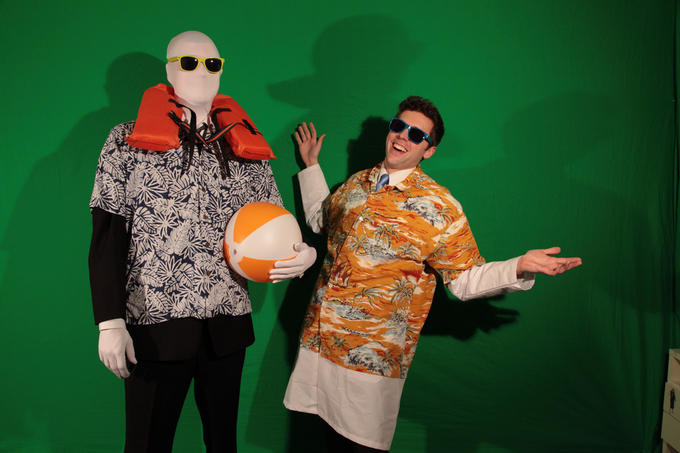 Behind the Scene with Forest & Slender Man!