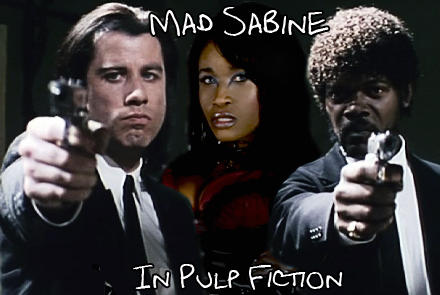 Mad Sabine Mondestin in Pulp Fiction