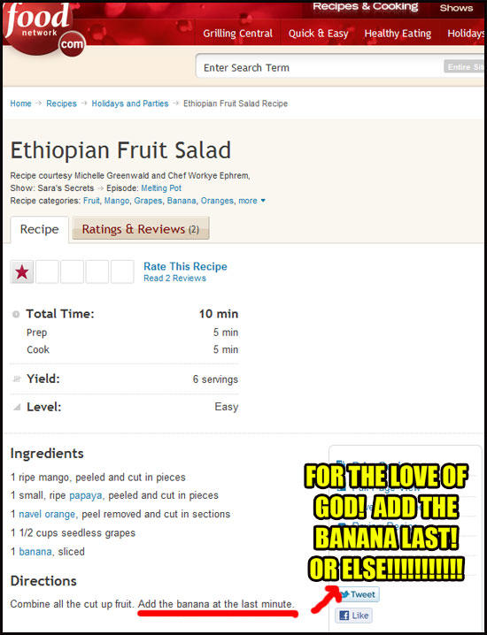 Ethiopian recipe?