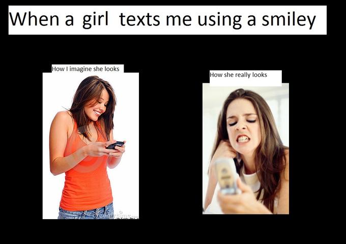 Girls texting