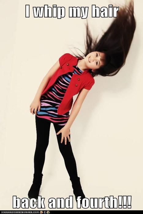 Jasmine Whips Her Hair Back and Fourth!!!