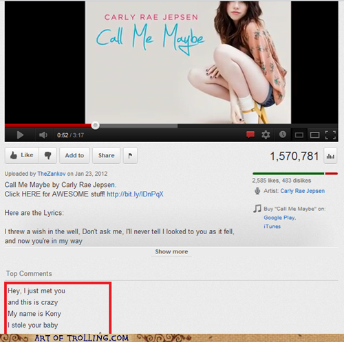 Call Me Maybe Youtube