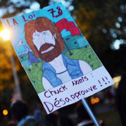 Chuck Norris Does Not Approve Bill 78