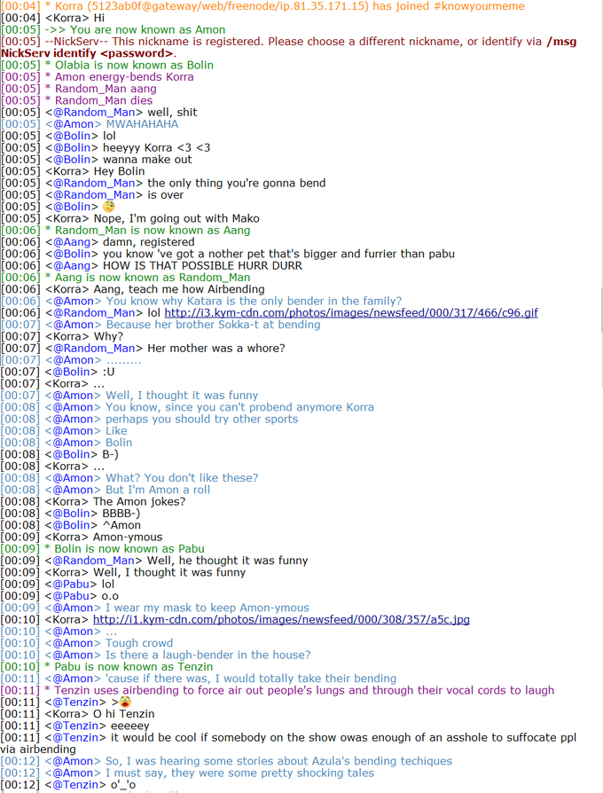 Late night in the IRC