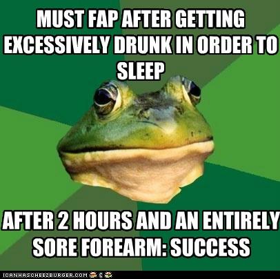 drunk fap
