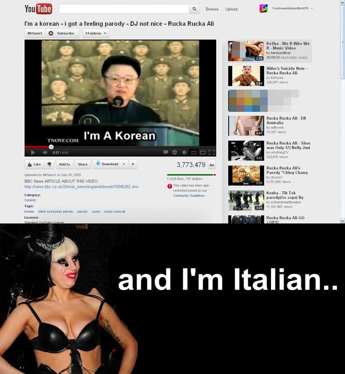 I'm Italian.
