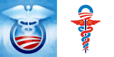 National Health Care Symbol: Obama Adminstration vs. Conservative 