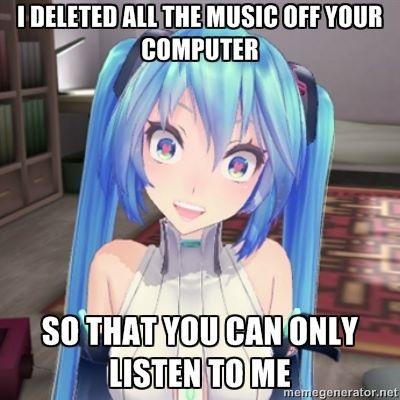 Overly Attatched Miku