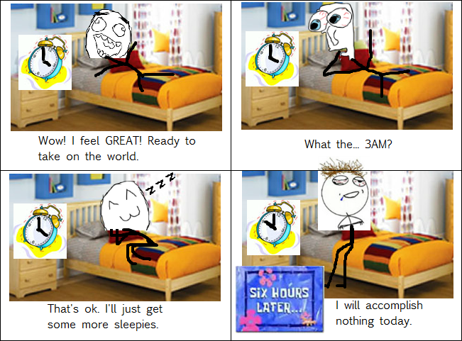 Waking up at 3AM is never good.