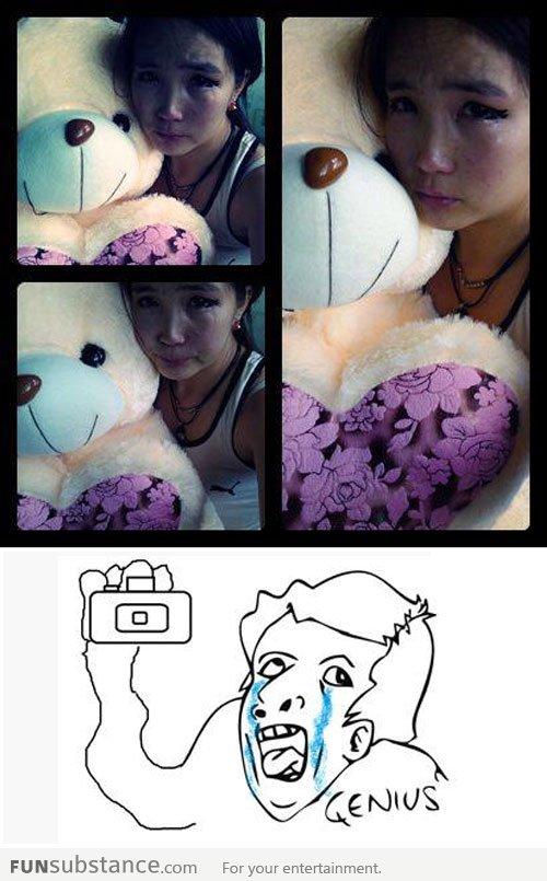 I'm crying so I must post it on Facebook