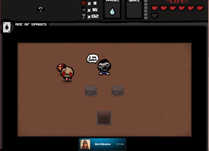 Binding of isaac, error room!!