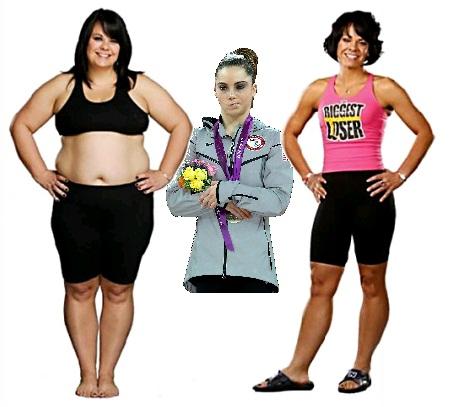 You were the first woman to win 'The Biggest Loser'? McKayla is Not Impressed.