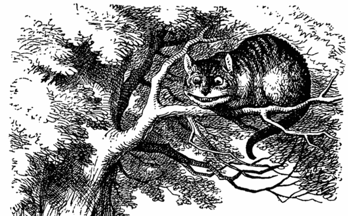 Cheshire cat GIF ©2012 Dain Fagerholm