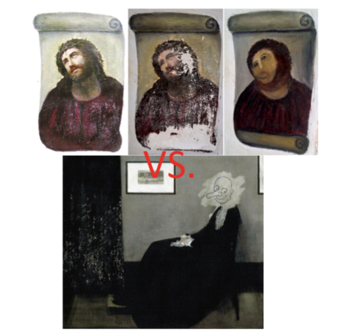 Who's the Better Art Restorer?
