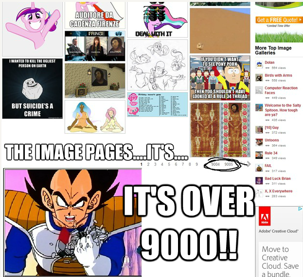 Over 9000 Image Pages