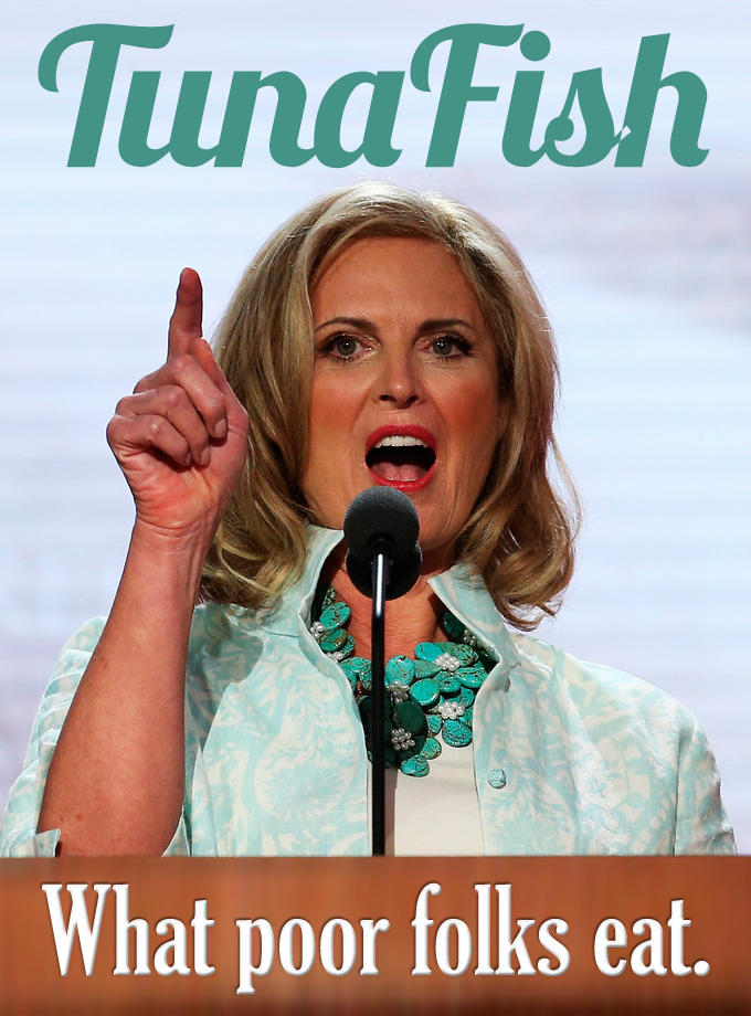 Ann Romney the Eater of Tuna Fish