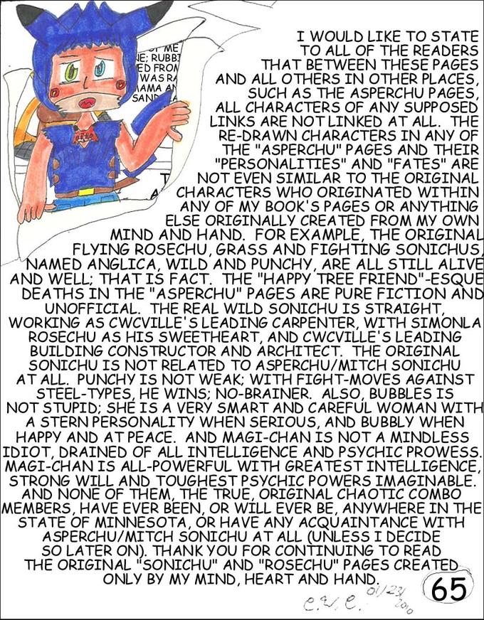 I WOULD LIKE TO STATE TO ALL OF THE READERS 