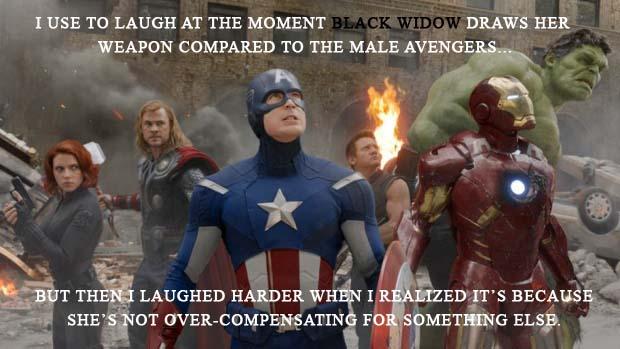 Black Widow Not Compensating