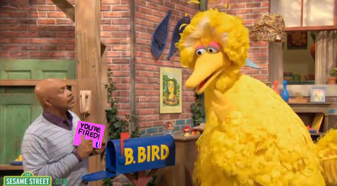 Big Bird Pinkslip