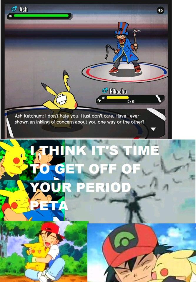 [Image 414970] Pokémon Black and Blue / PETA Pokémon Parody Know