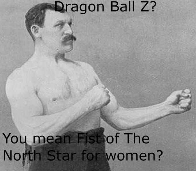 DBZ is just Hukuto No Ken for women
