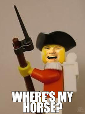 I have my bayonet, where's my horse?