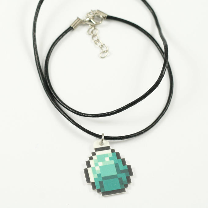 Minecraft Diamond Necklace