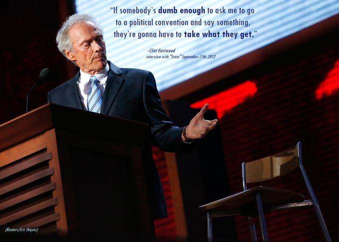 Clint Eastwood's reaction